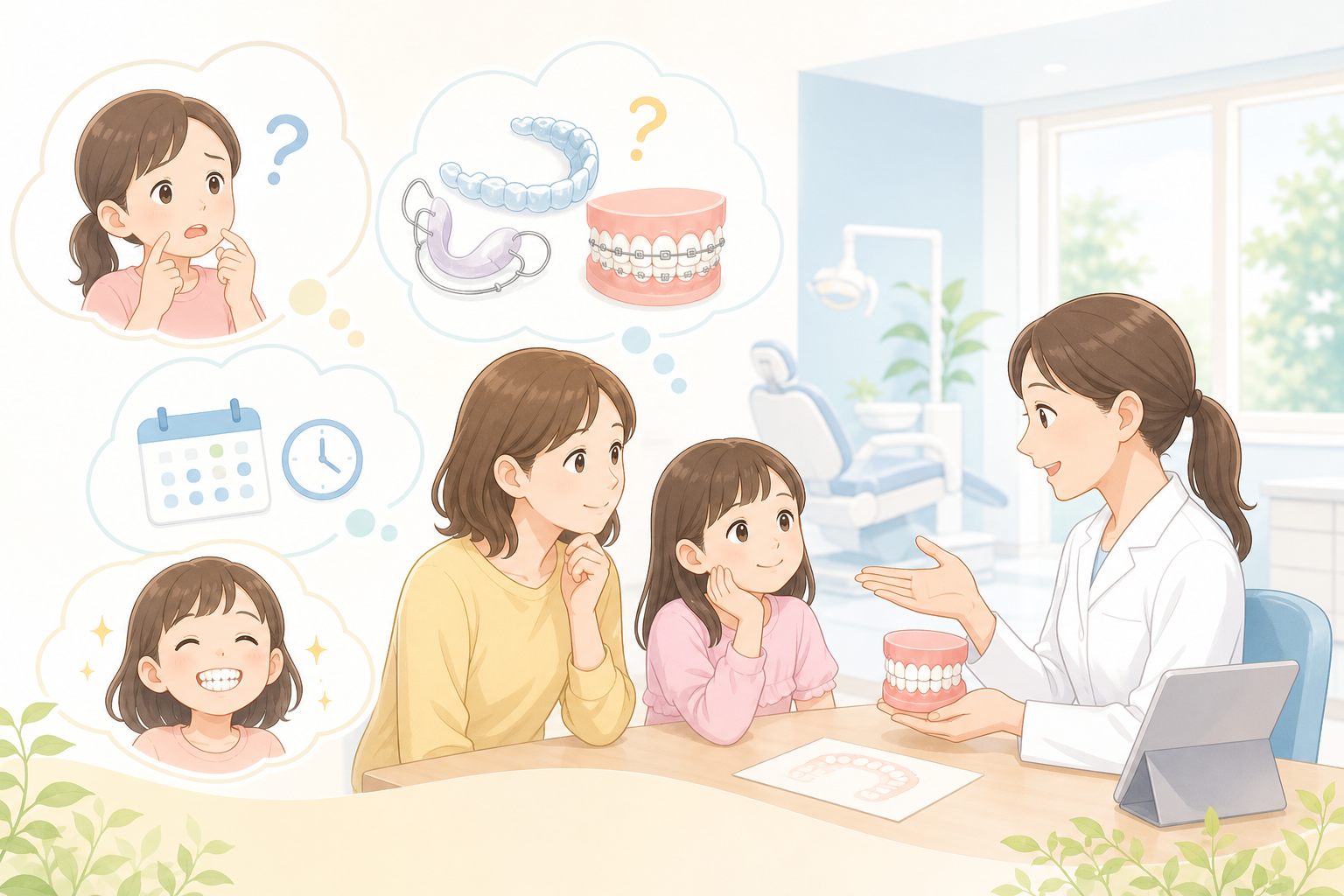 矯正を始める前の不安や疑問、小児矯正歯科でどこまで相談できる？